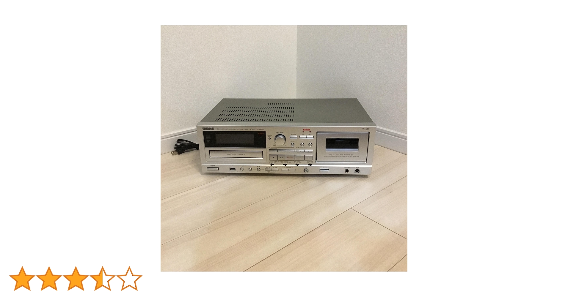 Amazon.co.jp: TEAC CD/カセットレコーダー USB接続対応 シルバー AD